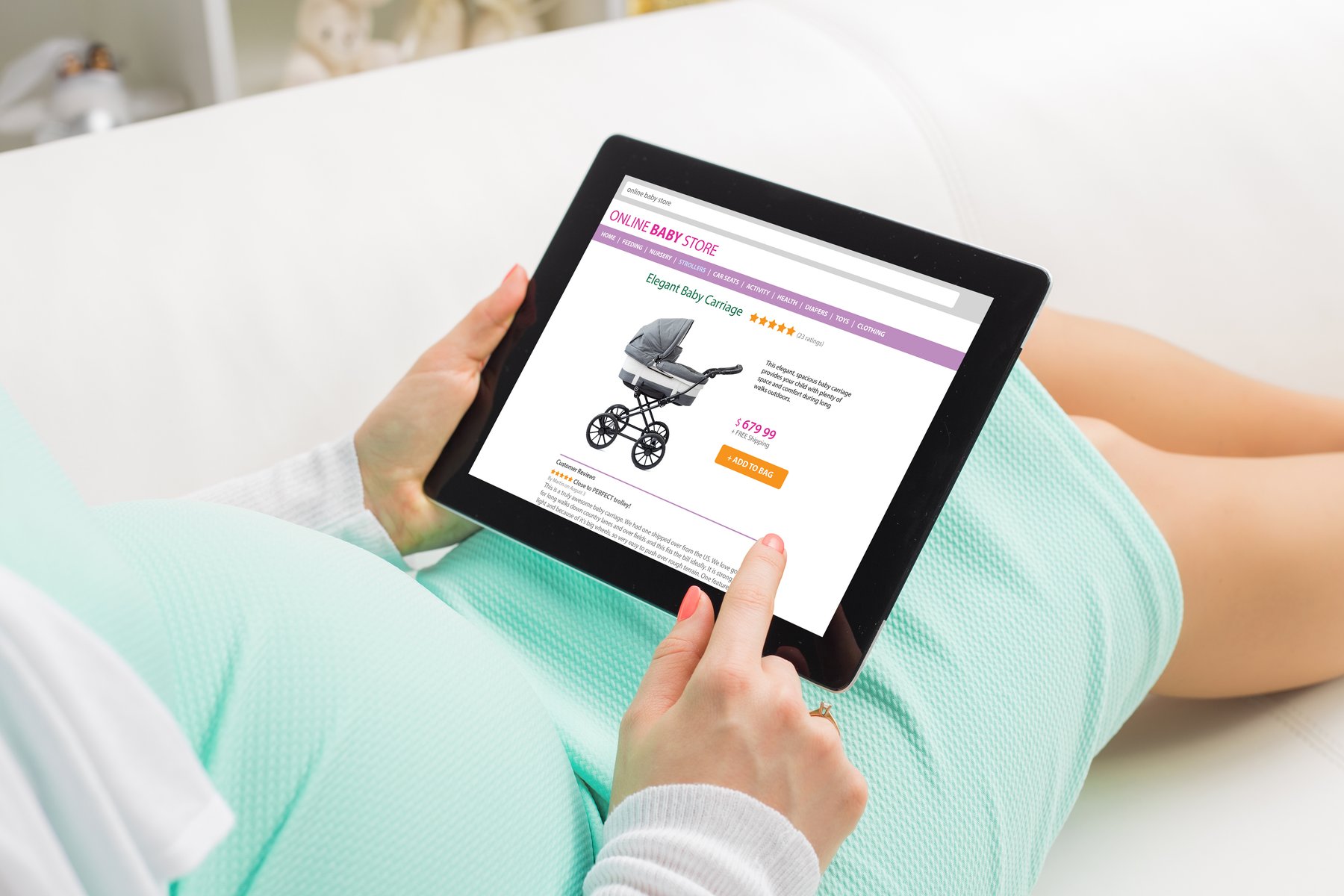 Onlineshop für Premium-Kinderwagen